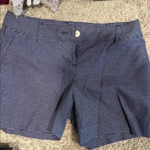The Limited Blue polka dot shorts